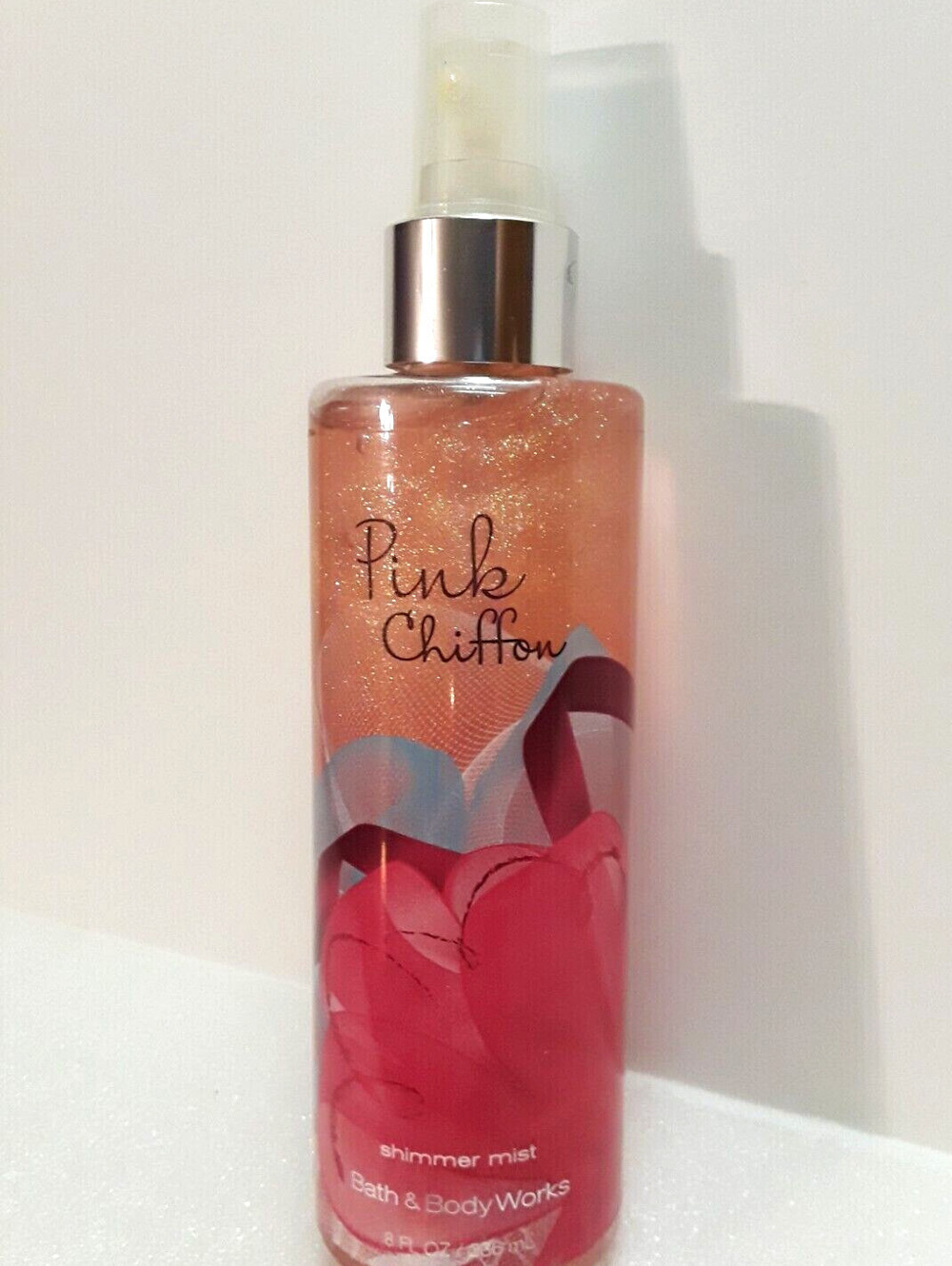 Bath & Body Works PINK CHIFFON Shimmer Mist Fragrance HTF New 8oz